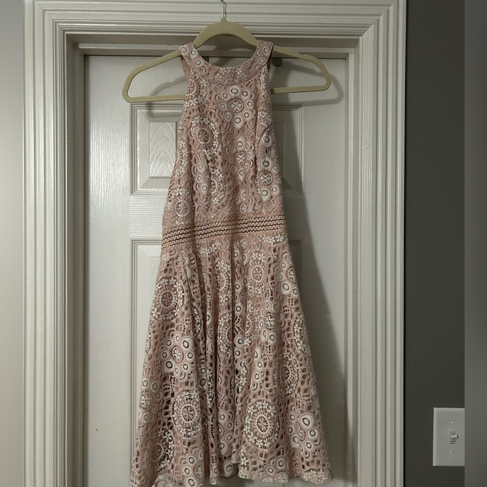 Pink Lace Dress